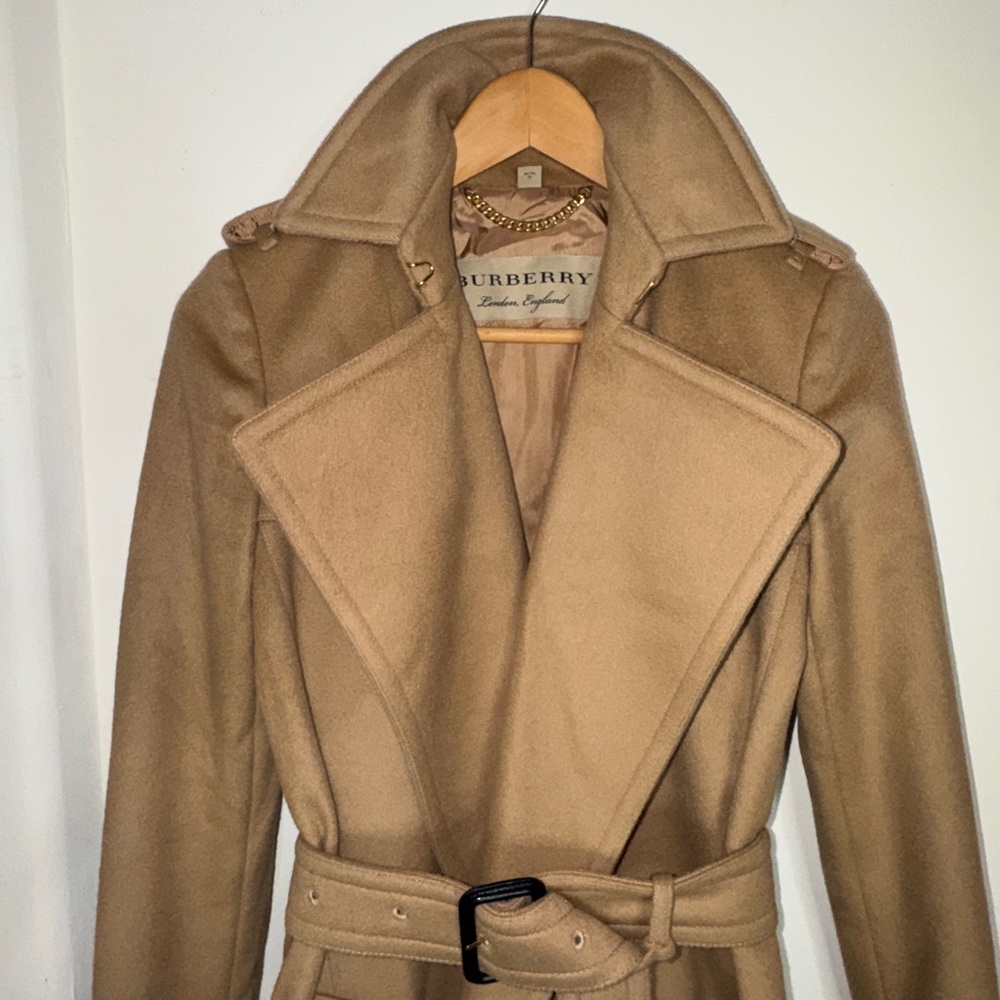 Burberry Cashmere Wool women’s trench coat XS